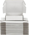 Small Shipping Boxes 10x7x3 in (25 Pack) - Lightweight White Mailers