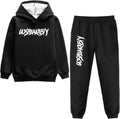 Boy's Cotton Winter Tracksuit Set 2 Pieces Hoodie and Jogging Pants