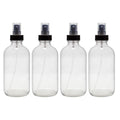 8oz Clear Glass Mist Sprayers - DIY Beauty and Aromatherapy