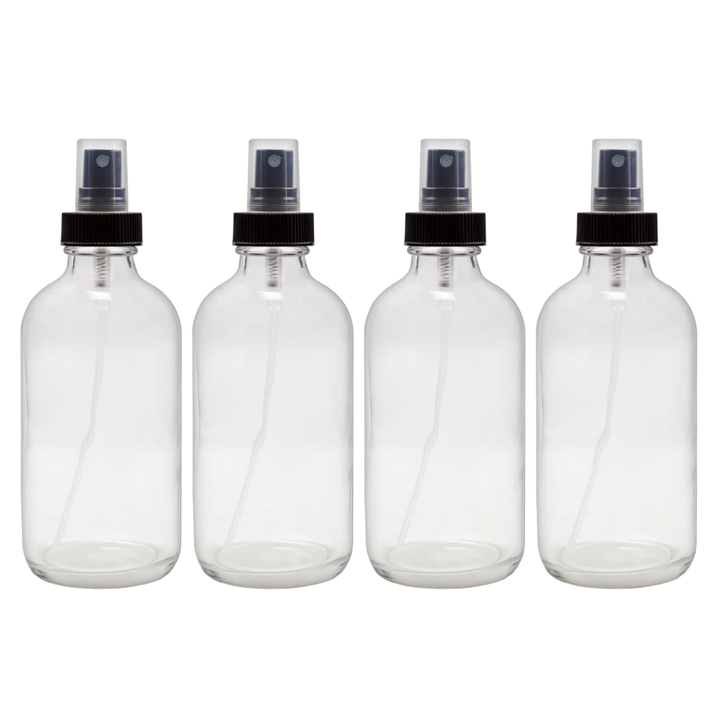 8oz Clear Glass Mist Sprayers - DIY Beauty and Aromatherapy