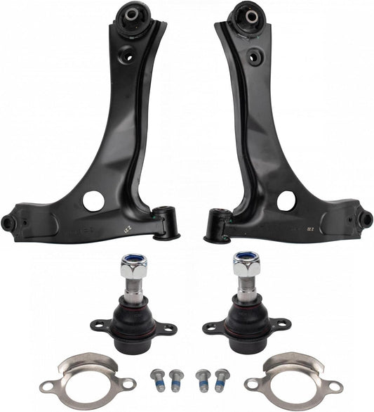 TRQ Front Lower Control Arm and Ball Joint Set for Ford Transit