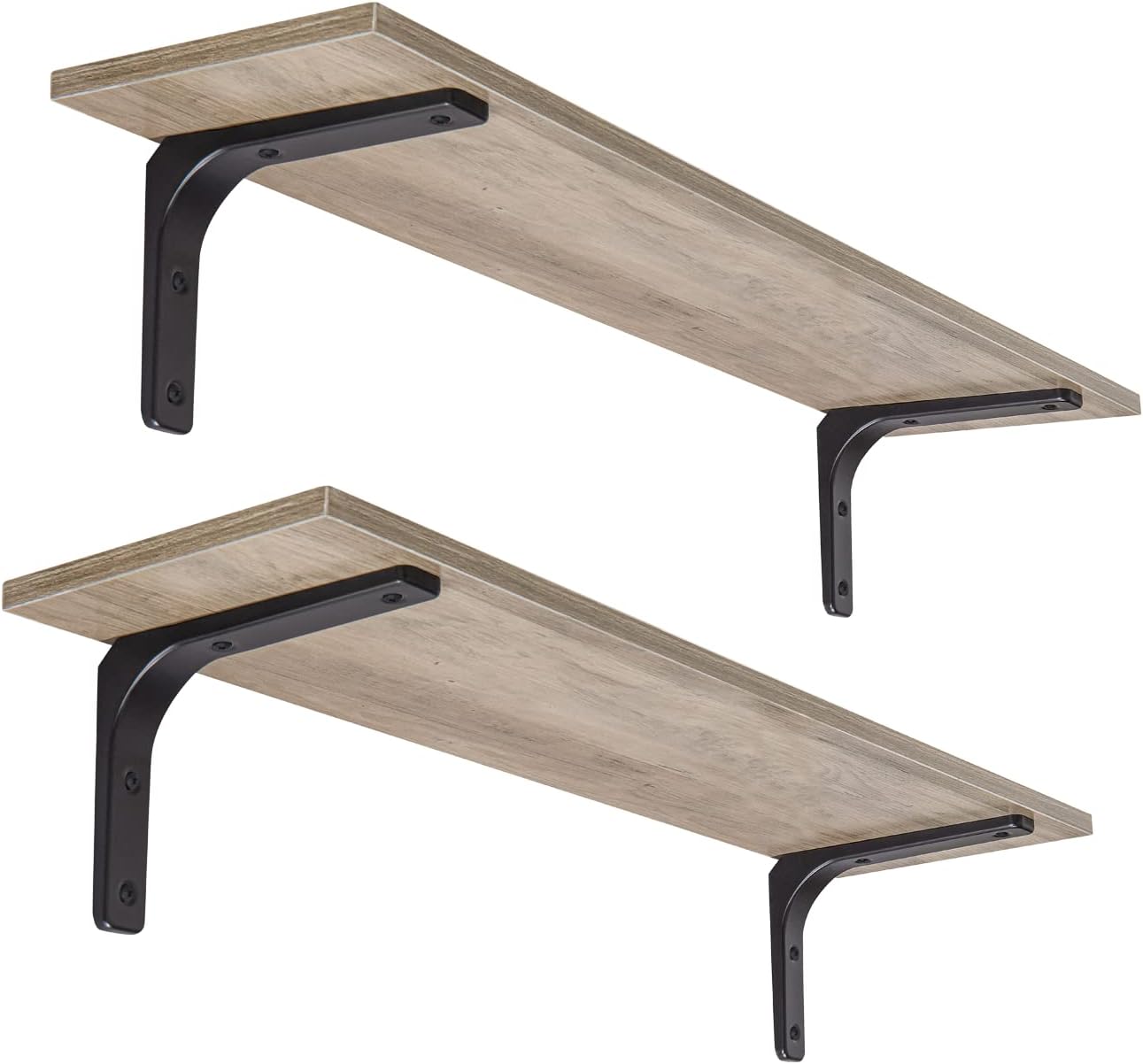 DINZI LVJ Long Wall Shelves Set of 2 for Stylish Storage