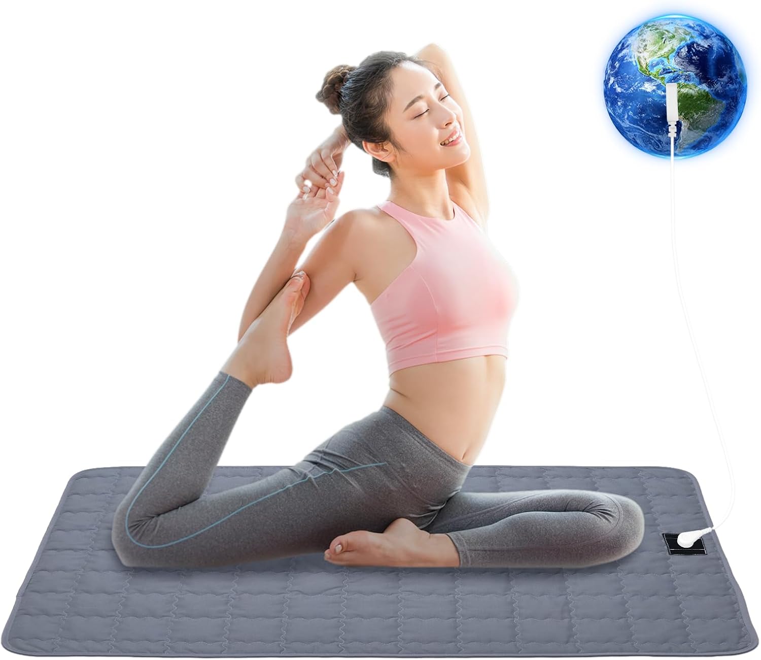 Grounding Cotton Mat with Silver Fiber for Better Sleep Quality