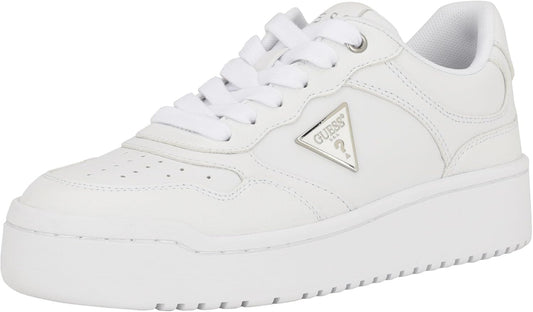 GUESS Women's Miram Sneaker with Synthetic Upper and Comfort