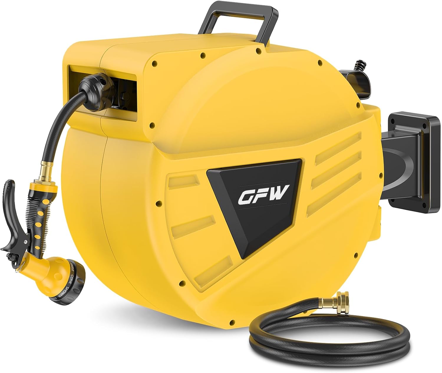 GOFORWILD Retractable Garden Hose Reel for Effortless Watering