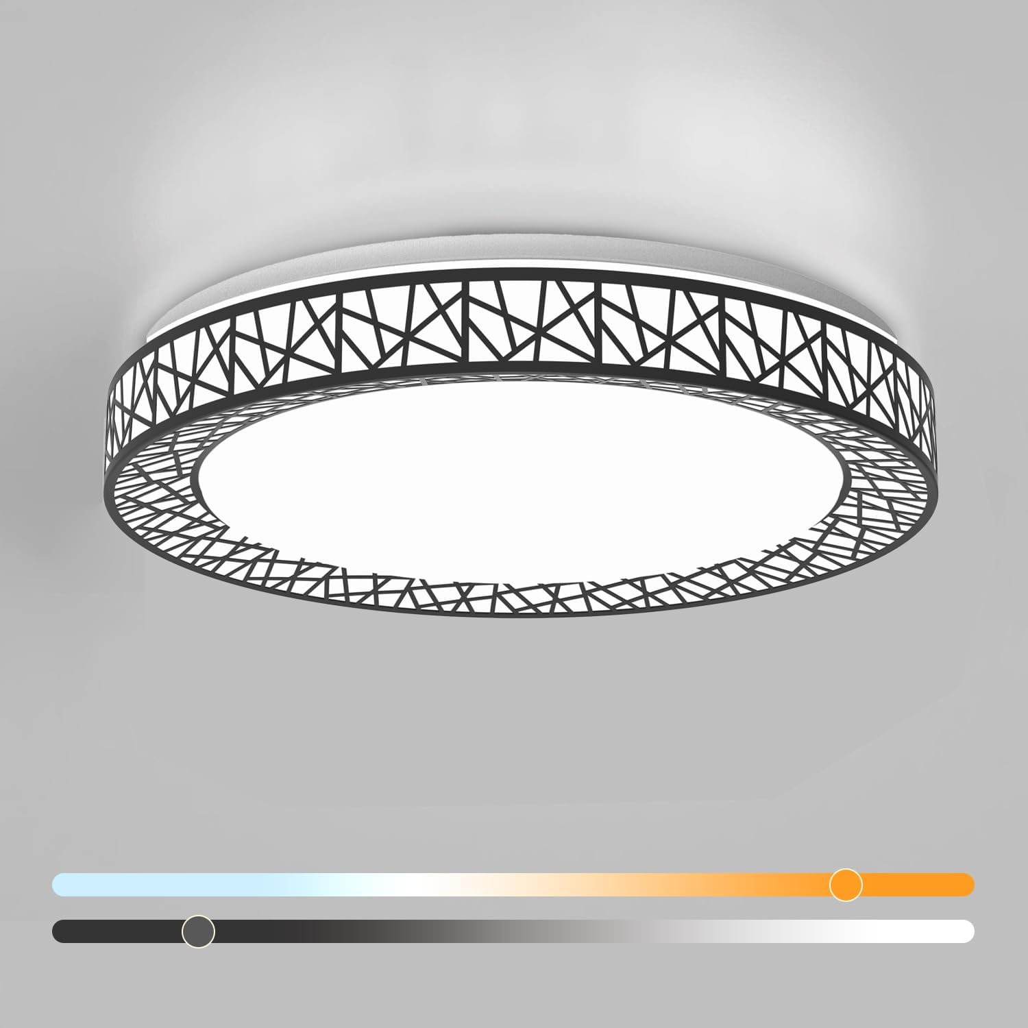 20 Inch Flush Mount Ceiling Light with Adjustable Color Temp