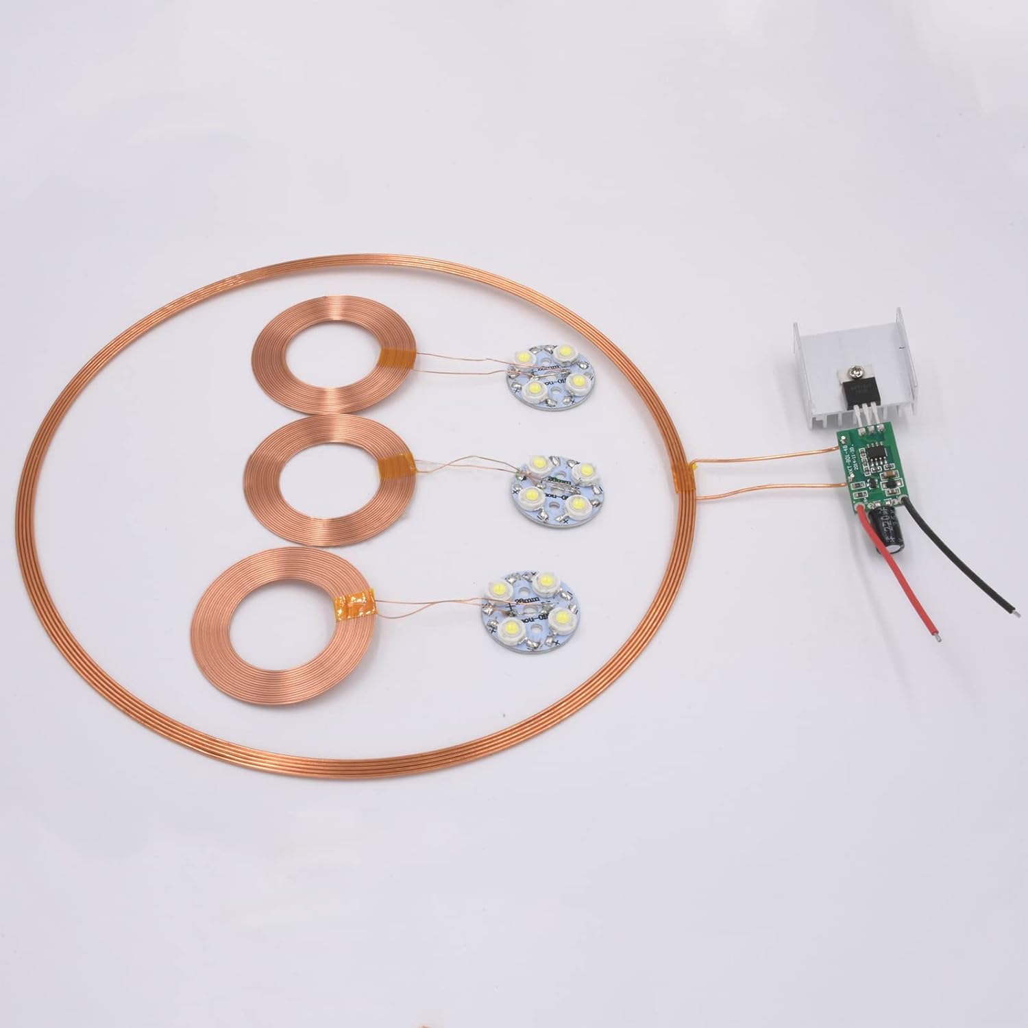 Taidacent 300mm Long Distance Receiver for Wireless Charging