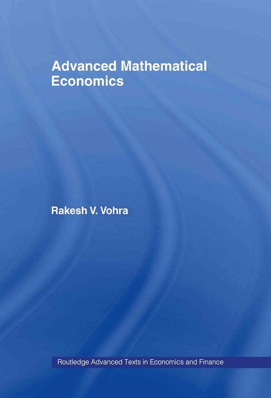 Advanced Mathematical Economics Textbook for In-Depth Learning