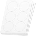 OfficeSmartLabels Round 3.33 in Circle Labels - Durable, Easy to Print