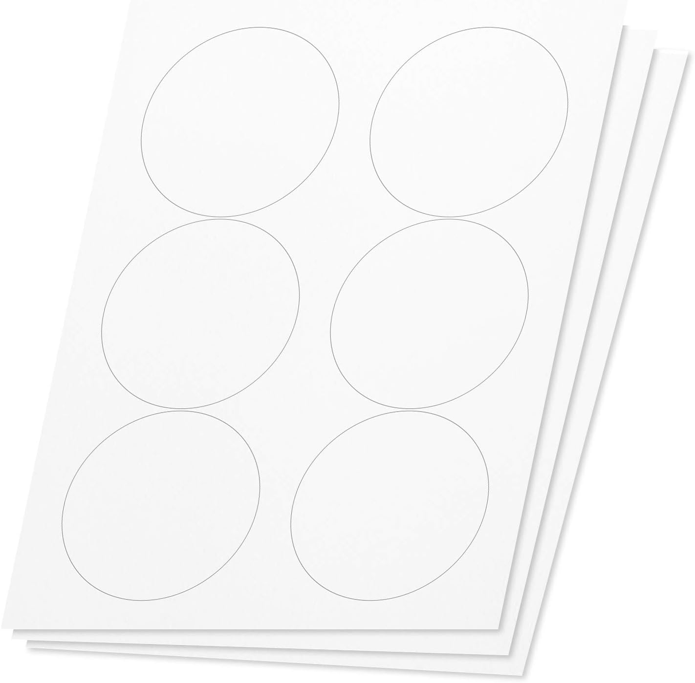 OfficeSmartLabels Round Circle Dot Labels for Laser Printers