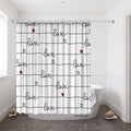 Love Shower Curtain Set 60x72 in - Valentine's Day Pattern