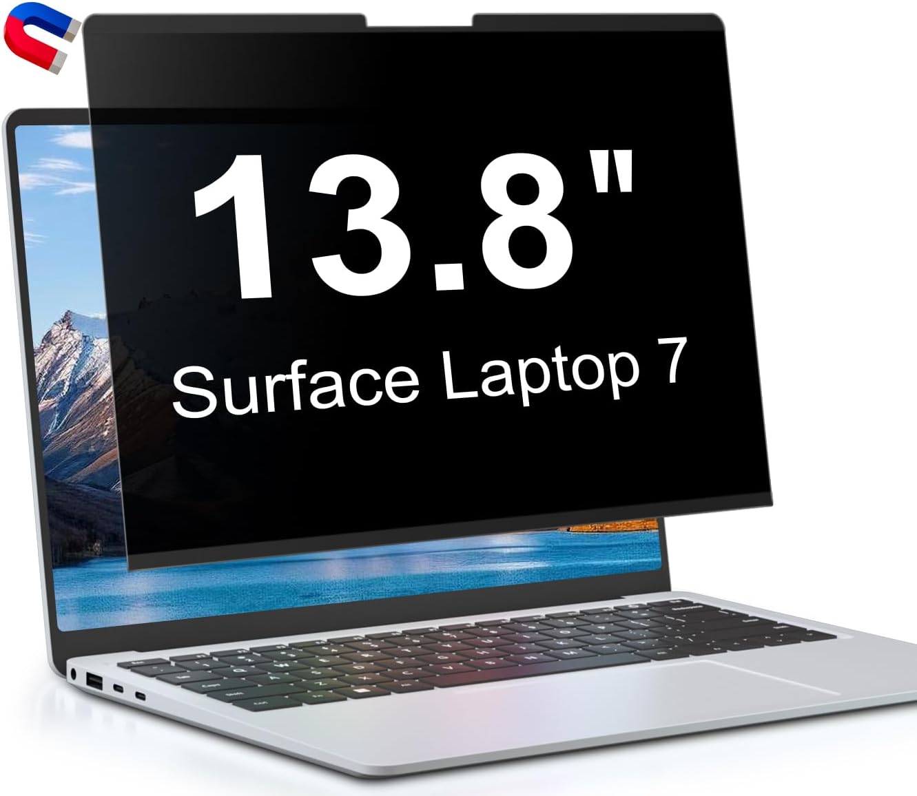 Magnetic Privacy Screen for Microsoft Surface Laptop 7 - 13.8 in