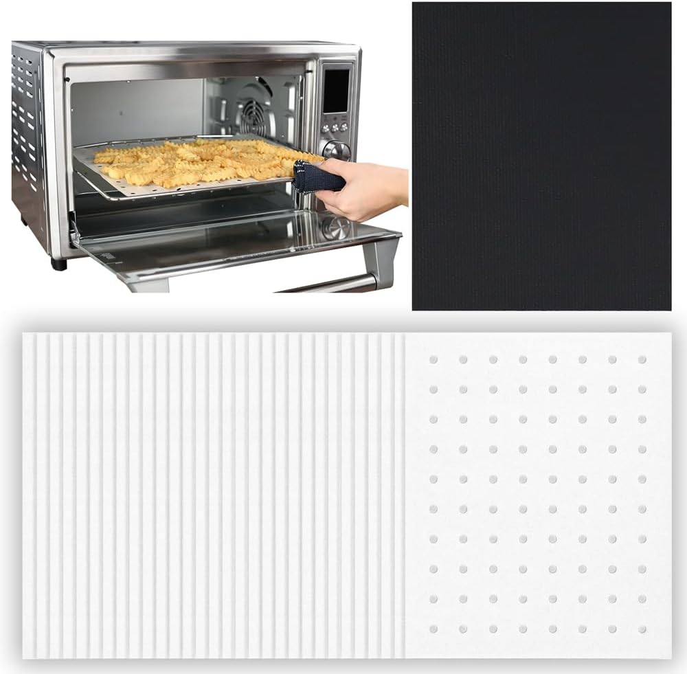 PreCut Perforated Parchment Sheets - Non-Stick Oven Liners - INFRAOVENS