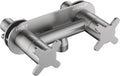All Metal RV Shower Faucet Brushed Nickel 4 in Replacement Diverter