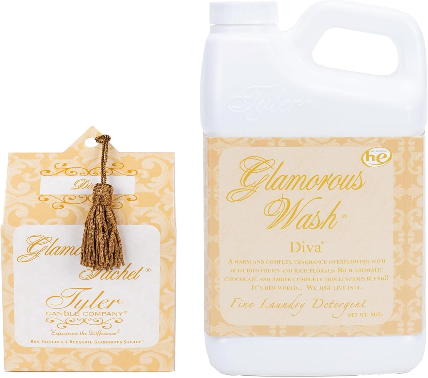 TYLER Liquid Glamorous Wash, Diva, 907g for Luxurious Laundry