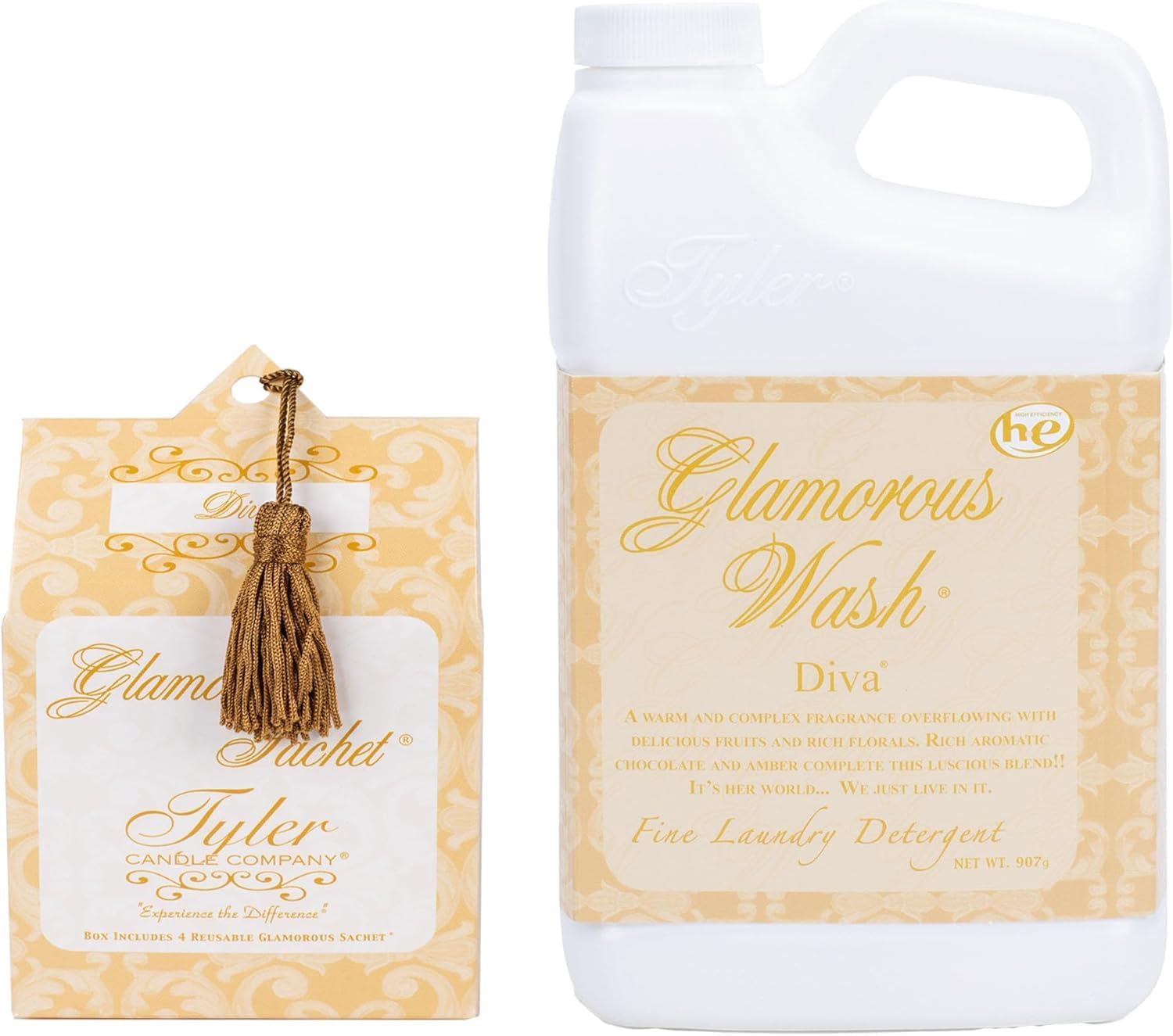TYLER Liquid Glamorous Wash, Diva, 907g for Luxurious Laundry