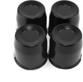 RTrhinotuning 4.25in Black Wheel Center Caps for Trailer Truck Rims