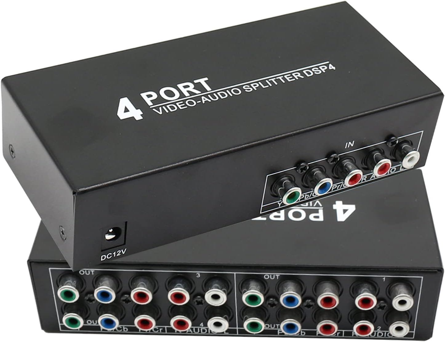 BolAAzuL 5-Way RCA Component Video Audio Splitter for Gaming