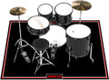 Drumming 4x6ft Drum Rug Mat with Non-Slip Grip for Musicians