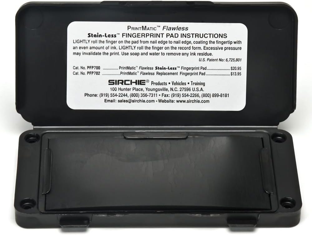 Flawless Fingerprint Ink Pad for Clear and Precise Prints