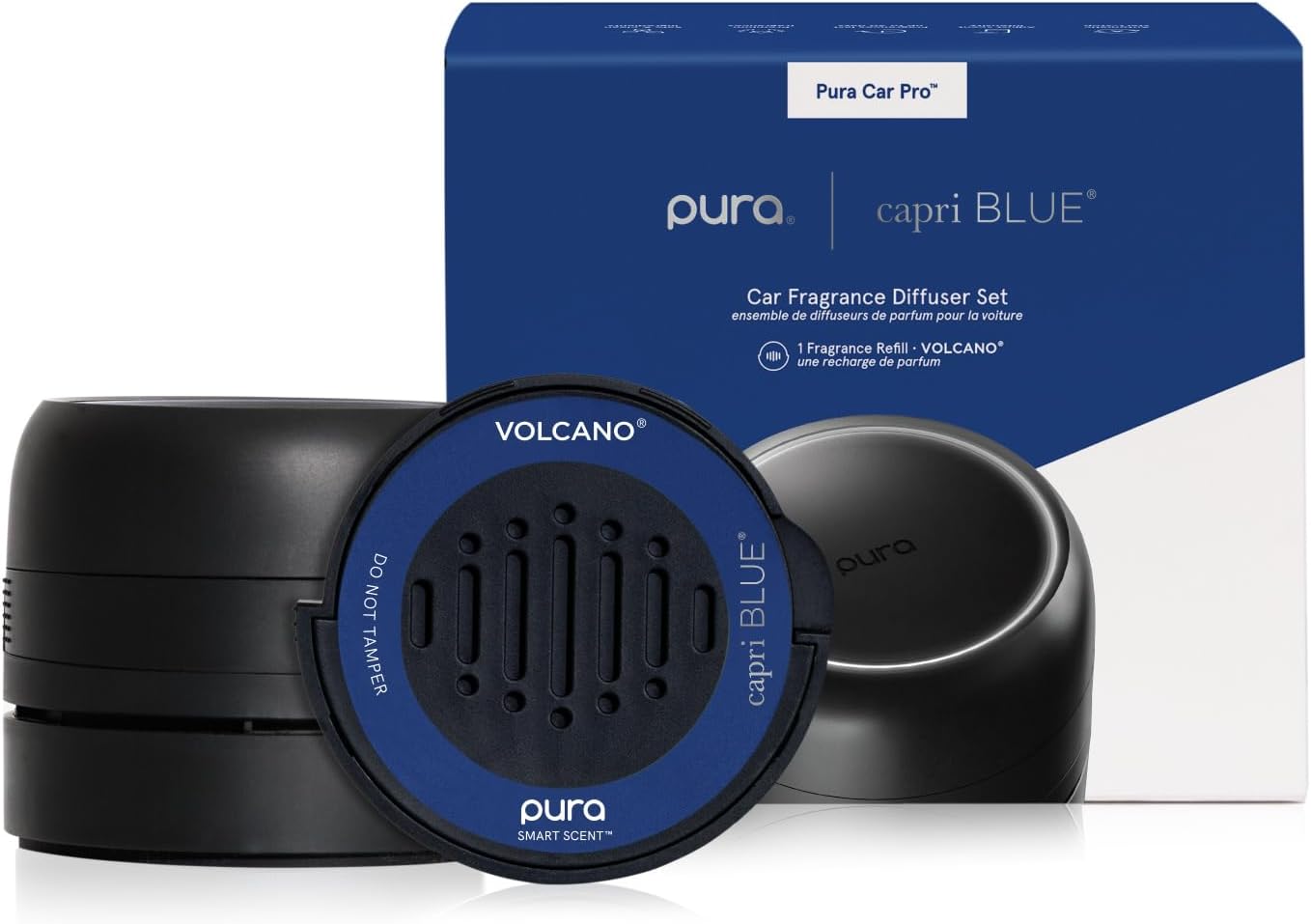 Capri Blue Volcano Car Pro Diffuser Set for Fresh Driving