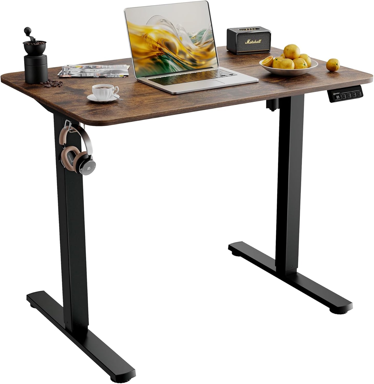 ERGOMAKER 35in Electric Standing Desk for Home Office Use