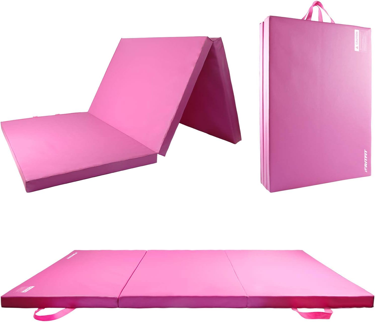 RitFit Upgraded Folding Exercise Mat for Yoga and MMA Workouts