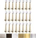 Brass Plated Door Stop 3in - 24 Pack Heavy Duty Door Stoppers