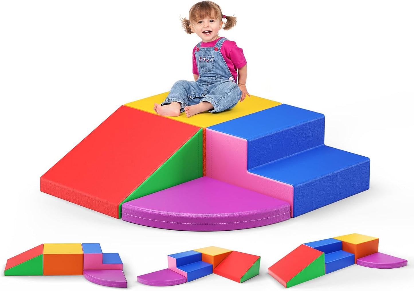 Lischwert Foam Climbing Blocks for Toddlers - Safe Play Set