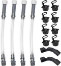 Practical Refueling Set with 4 Gas Can Hoses and Accessories