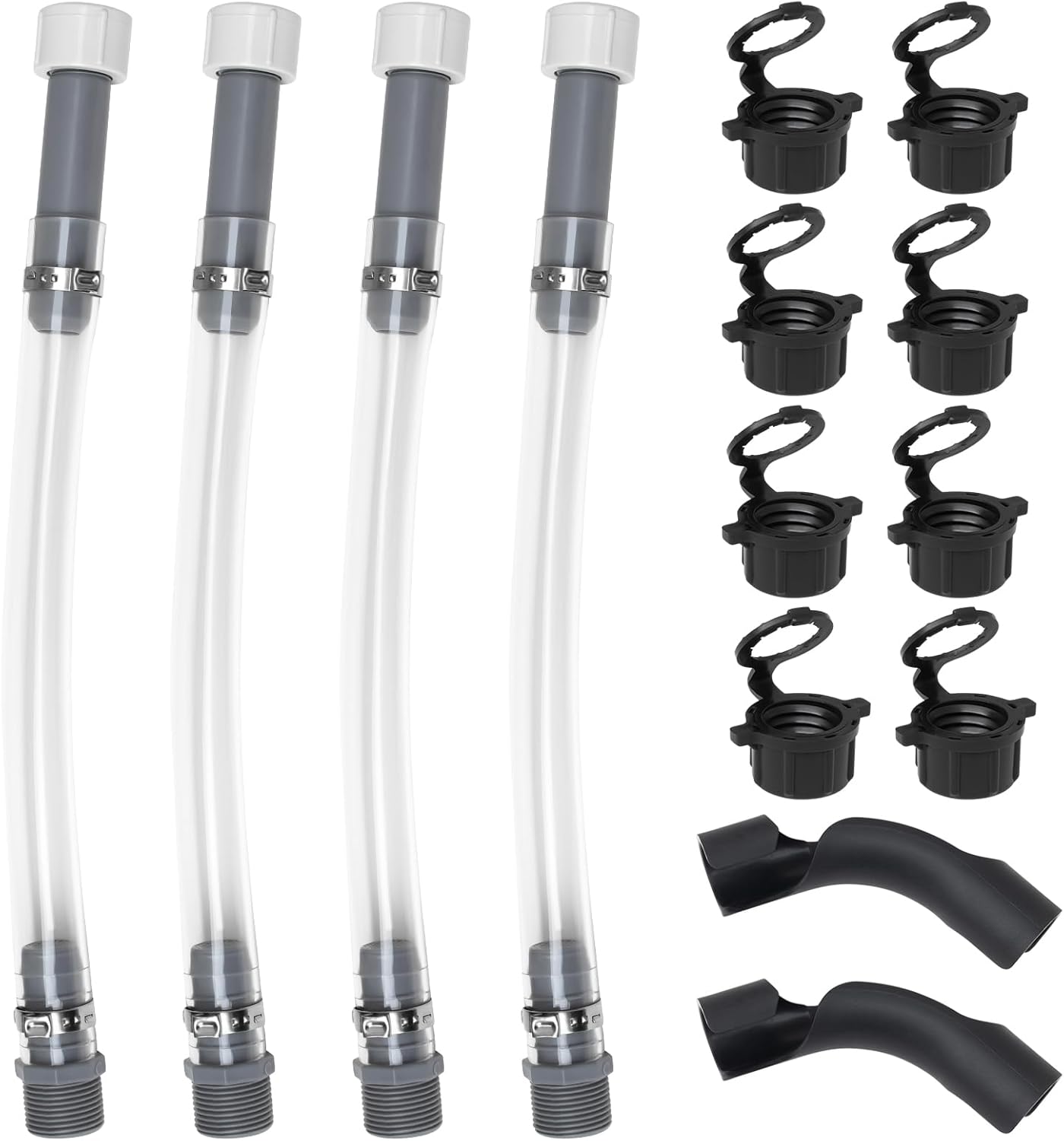 Practical Refueling Set with 4 PCS Gas Can Hoses and More