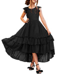 HOSIKA Girls Lace Bohemian Flower Dress for Special Events