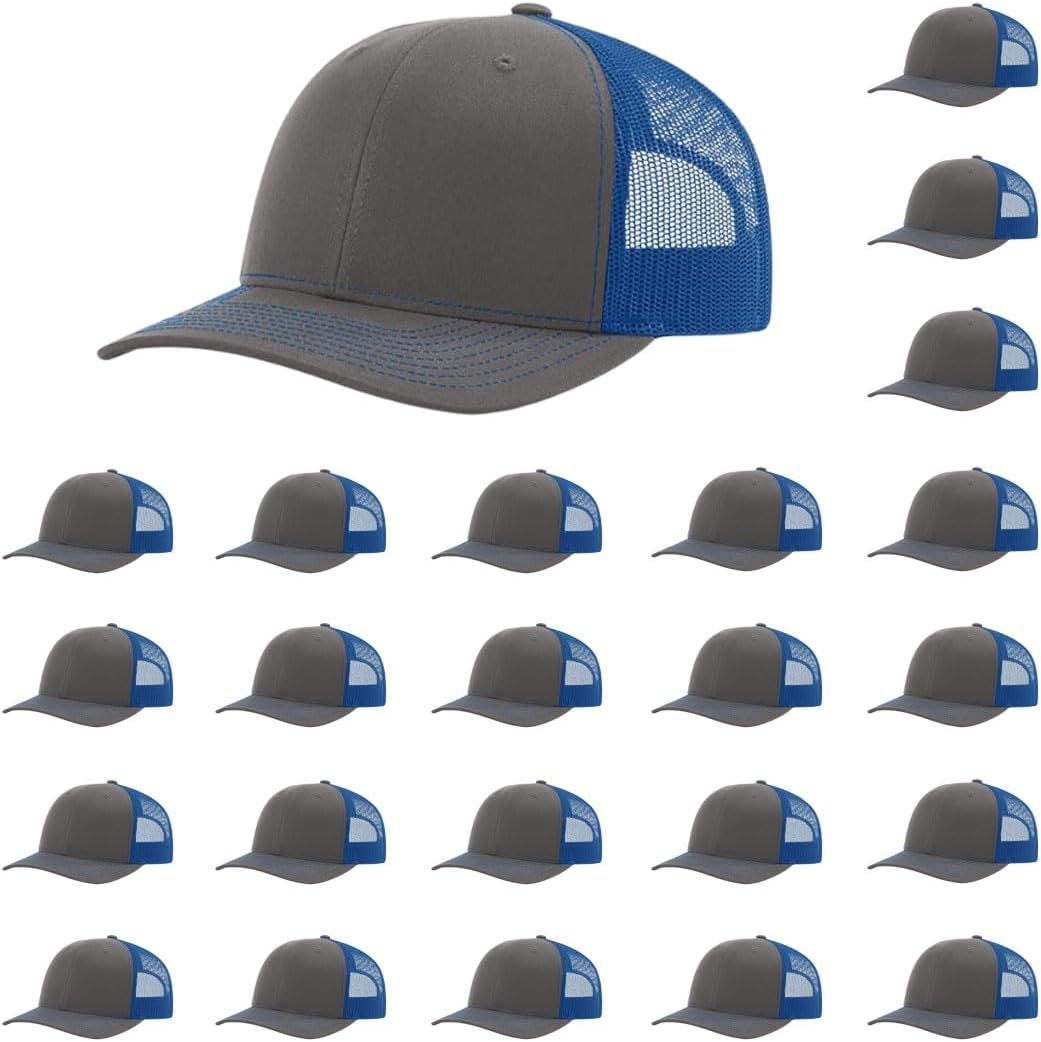 Richardson 112 Classic Six-Panel Adjustable Snapback Trucker Cap