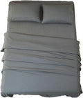 SONORO KATE Bed Sheet Set King Dark Grey - Super Soft Luxury