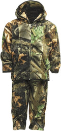 Toddler Camo Full Zip Hoodie Set - Fleece Jacket & Pants