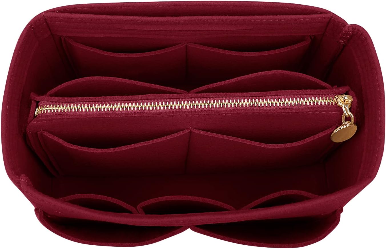 LEXSION Felt Purse Bag Organizer Insert for Speedy and Neverfull