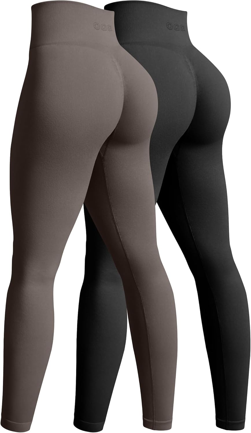 OQQ Women's High Waist Butt Lifting Yoga Leggings for Comfort