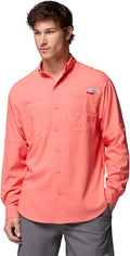Mens PFG Tamiami II Long Sleeve Sun Shirt - Breathable UPF 40