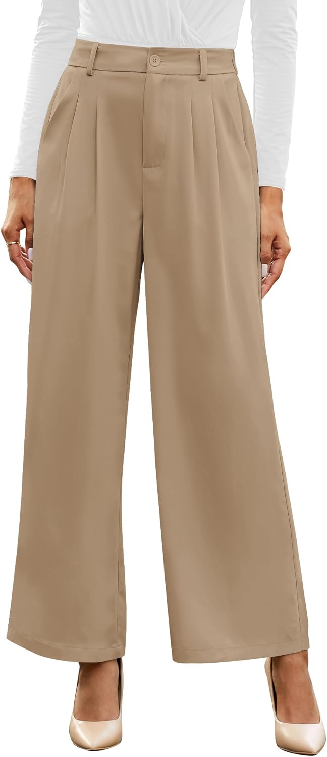 GRAPENT Wide Leg Pants for Women: Stylish High Waisted Trousers