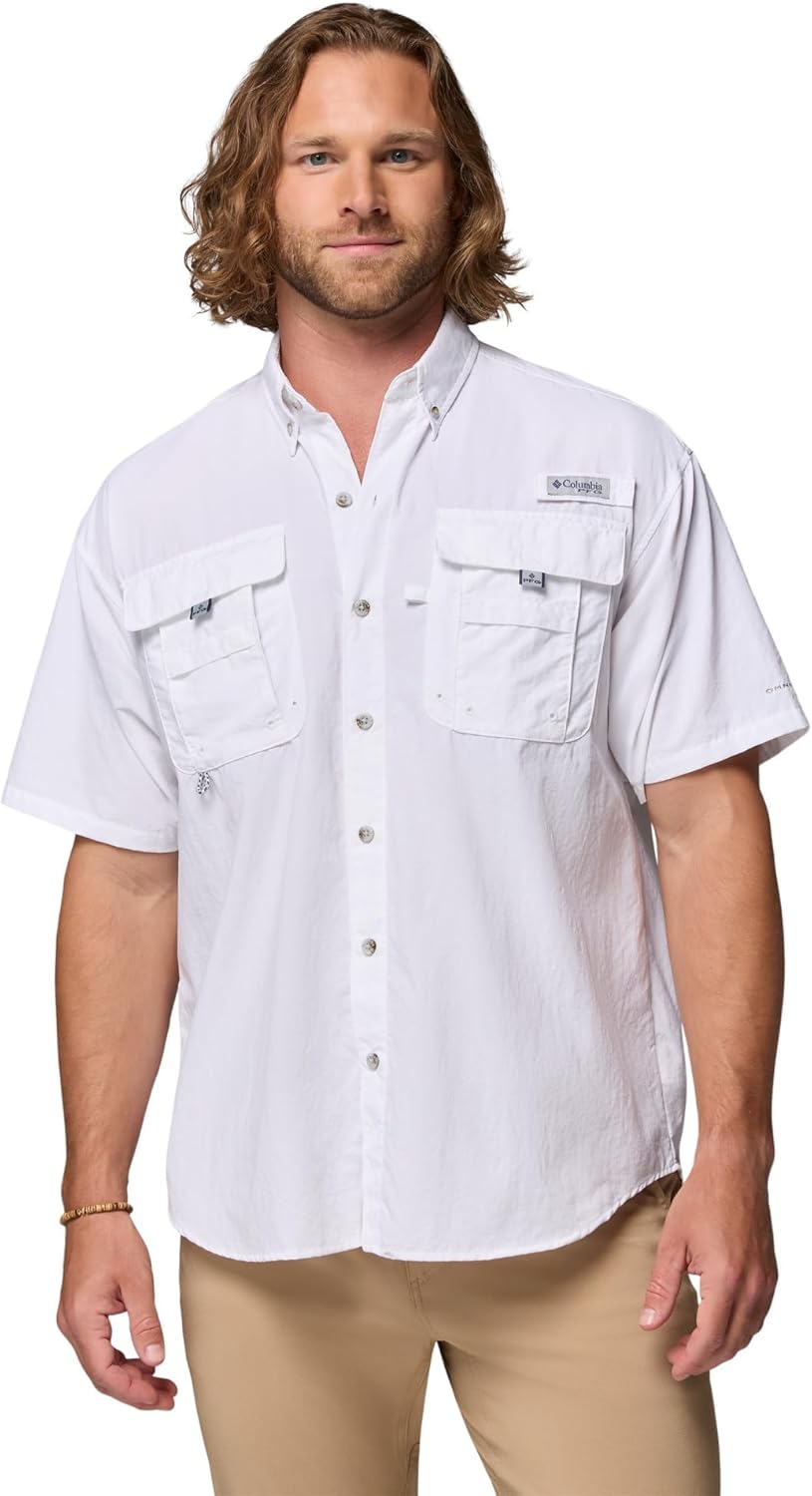 Columbia Men's PFG Bahama II Short Sleeve Shirt for Anglers