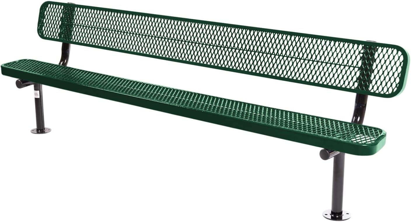 Coated Outdoor Furniture Heavy-Duty Outdoor Bench for Parks