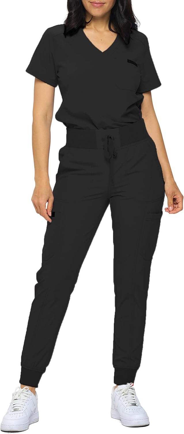 Monarch Uniforms Slim Fit Stretchy Scrubs for Women Joggers