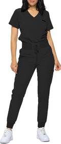 Monarch Uniforms Slim Fit Stretchy Scrubs Jogger Set - Comfortable