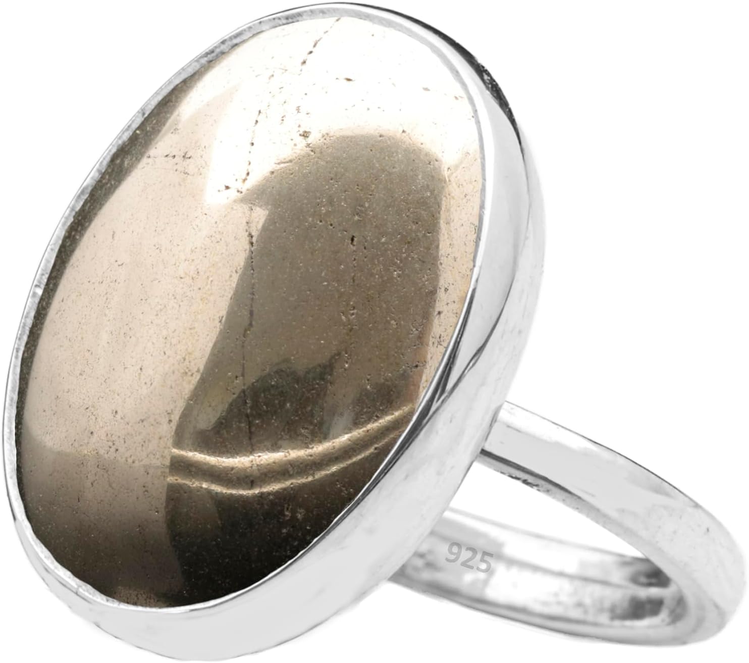 Natural Amazonite Crystal Ring in 925 Sterling Silver Design