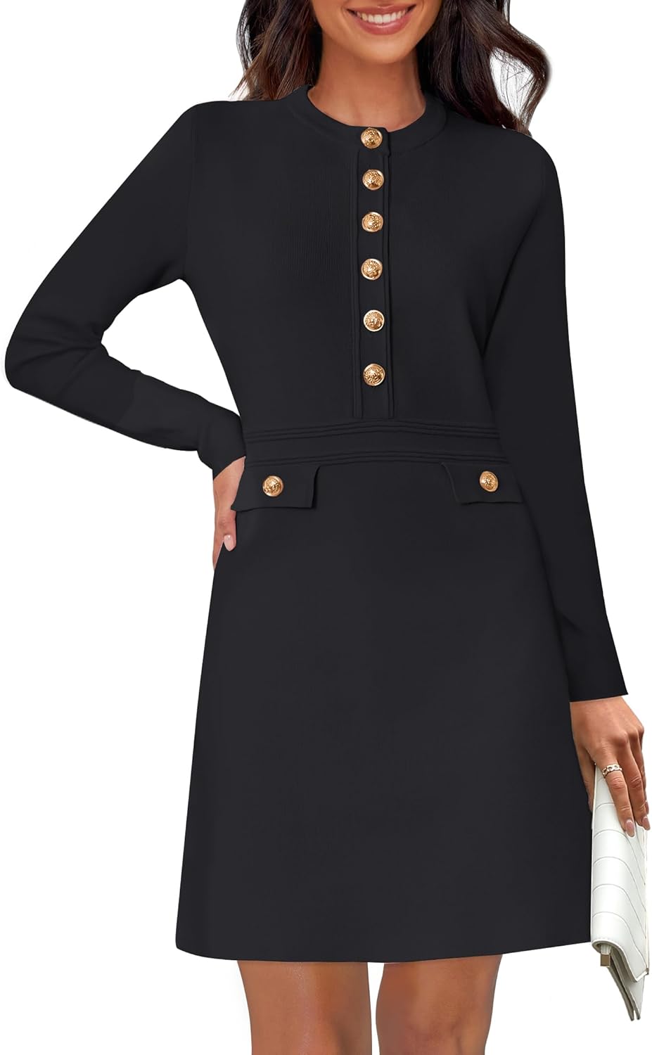 NENONA Women's 2025 Fall Sweater Dress for Elegant Occasions