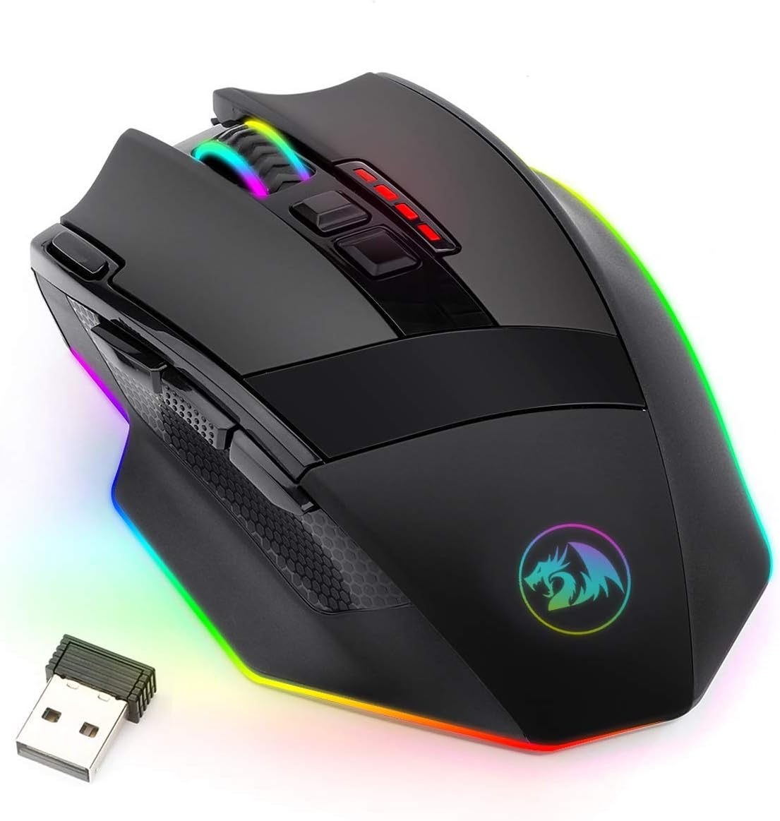 Redragon M801 Wireless Gaming Mouse - 16K DPI & Rapid Fire