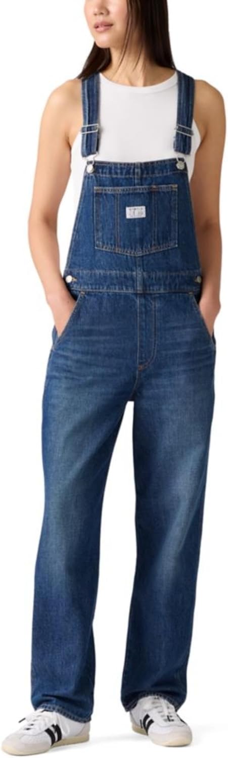 Levi's Women's Vintage Overalls with Adjustable Straps and Pockets