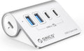 ORICO 4-Port USB 3.2 Gen 2 Hub 10Gbps - Compact Aluminum USB Splitter