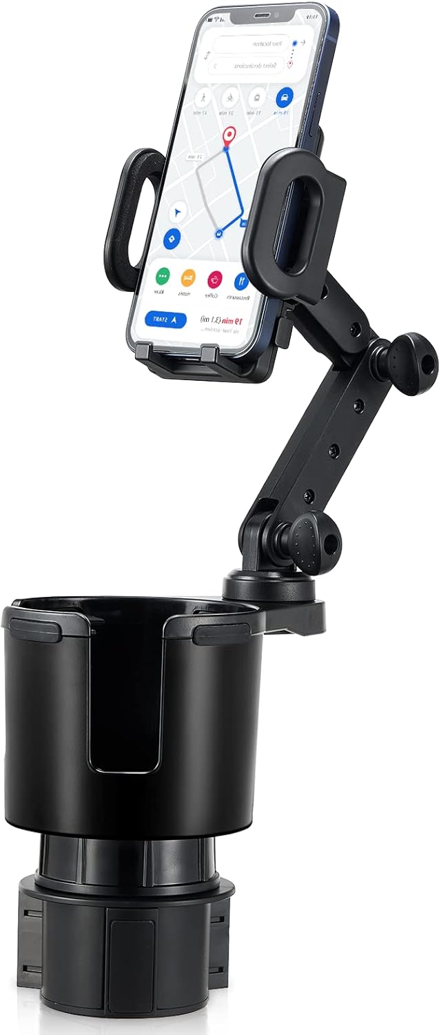 360 Rotation Car Cup Phone Holder