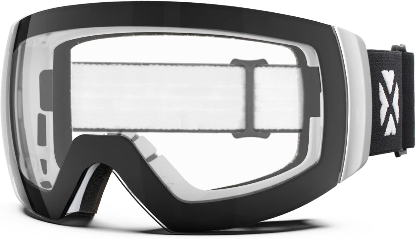 MAXJULI OTG Ski Goggles - Interchangeable Anti-fog Lens
